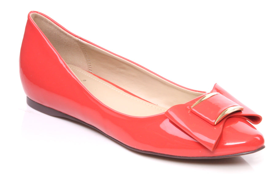 Women 'Summer' Shiny Pumps with Bow