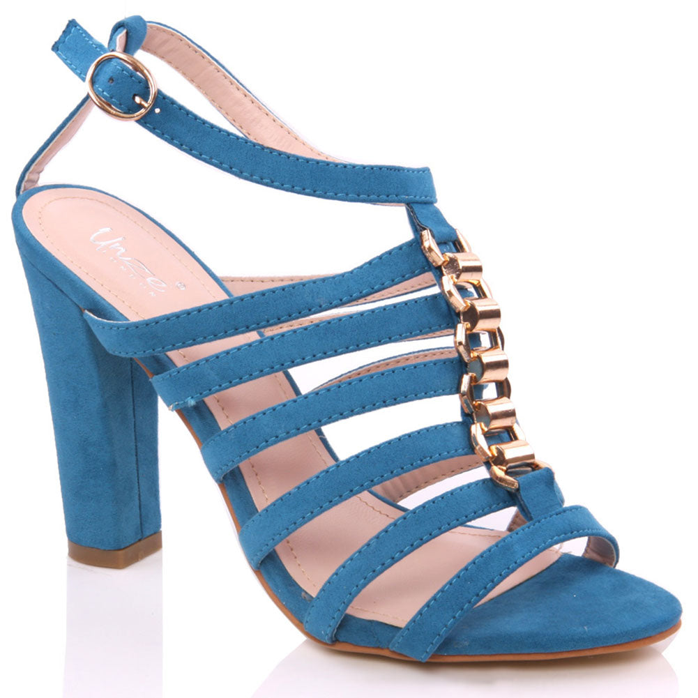Womens Cage Style 'Allie' Heel Sandal