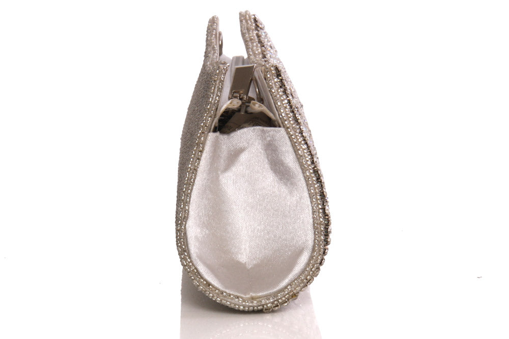 Womens ‘Christie’ Decorated Bridal Clutch Handbag