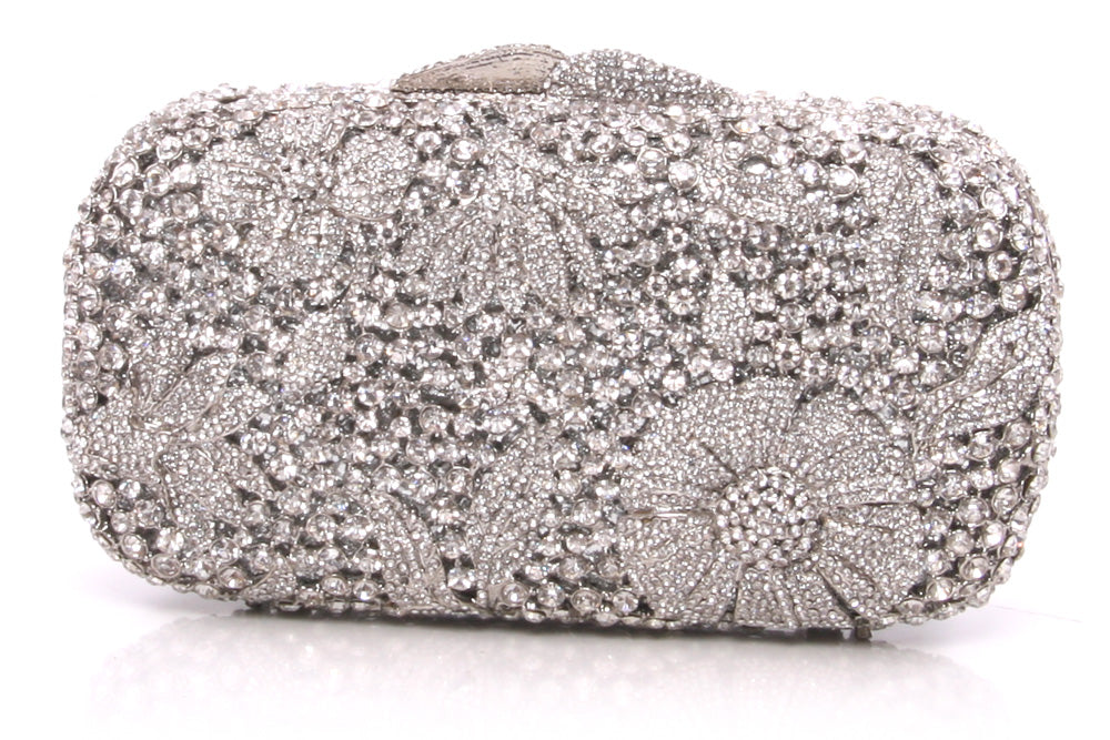 Womens Gorgeous Rhinestones Party Clutch