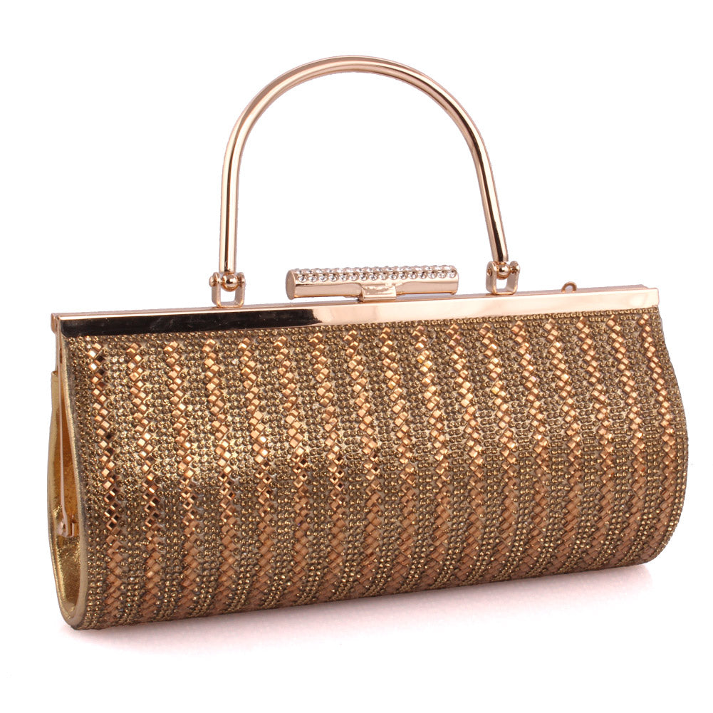 Women ‘Carol’ Two Toned Party Clutch Bag
