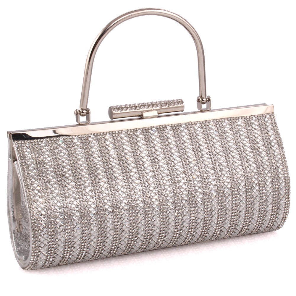 Women ‘Carol’ Two Toned Party Clutch Bag