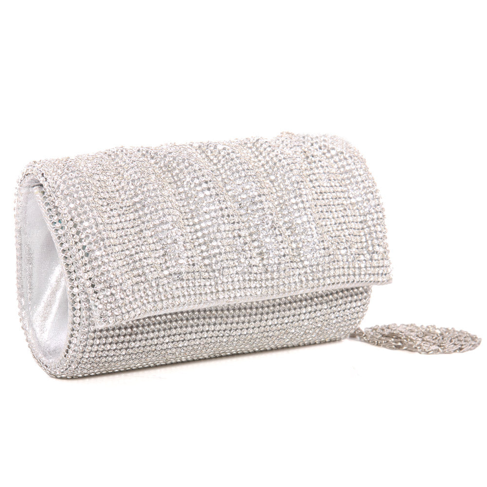 Women ‘Versac’ Rhinestone Decorated Bridal Clutch