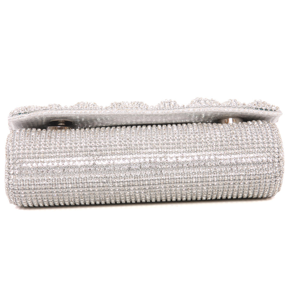 Women ‘Versac’ Rhinestone Decorated Bridal Clutch