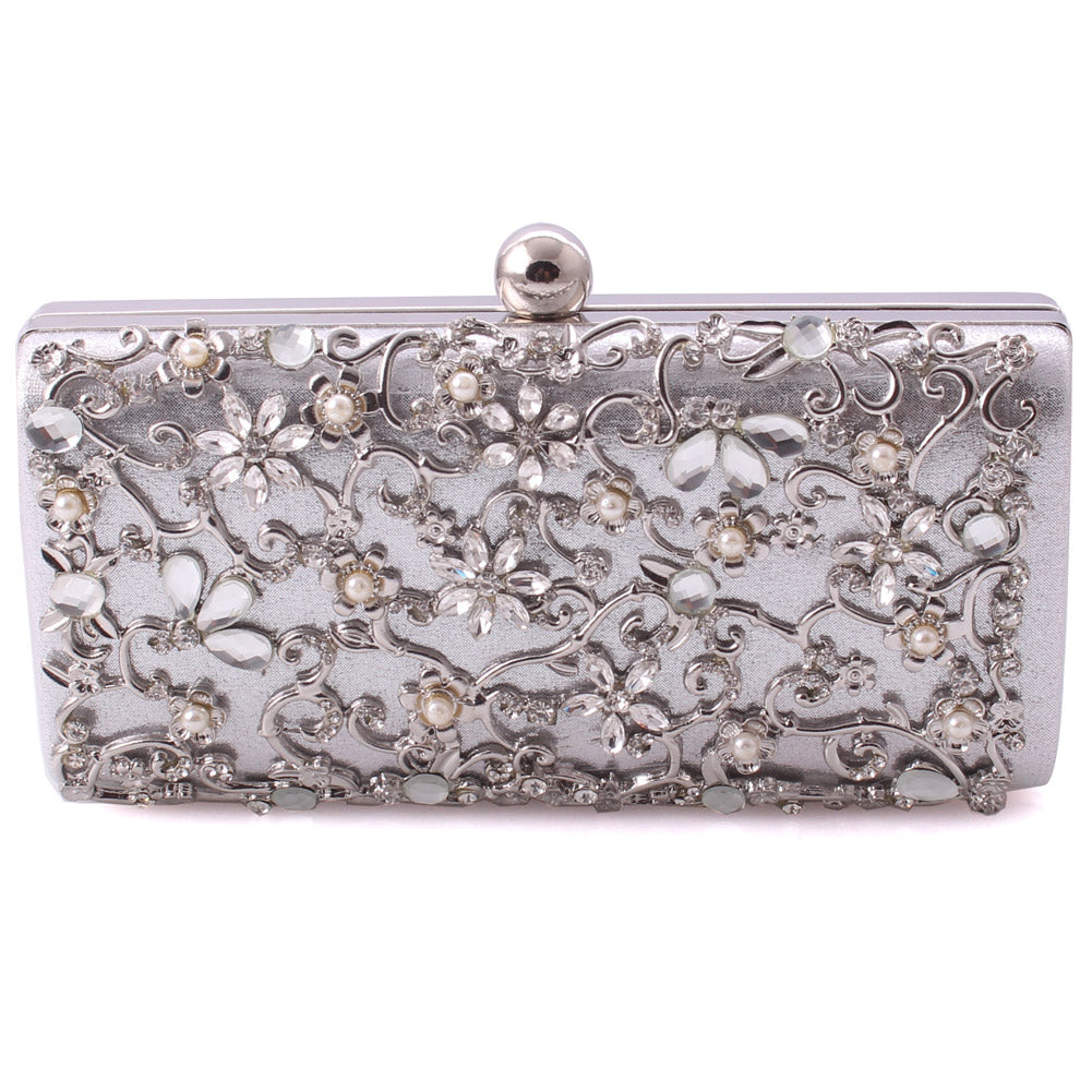 Womens ‘Tango’ Embellished Bridal Wedding Clutch Bag