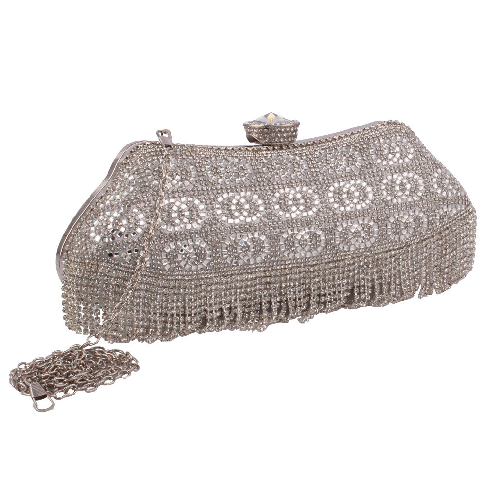 Women ‘Guilded’ Diamante Encrusted Evening Clutch Bag