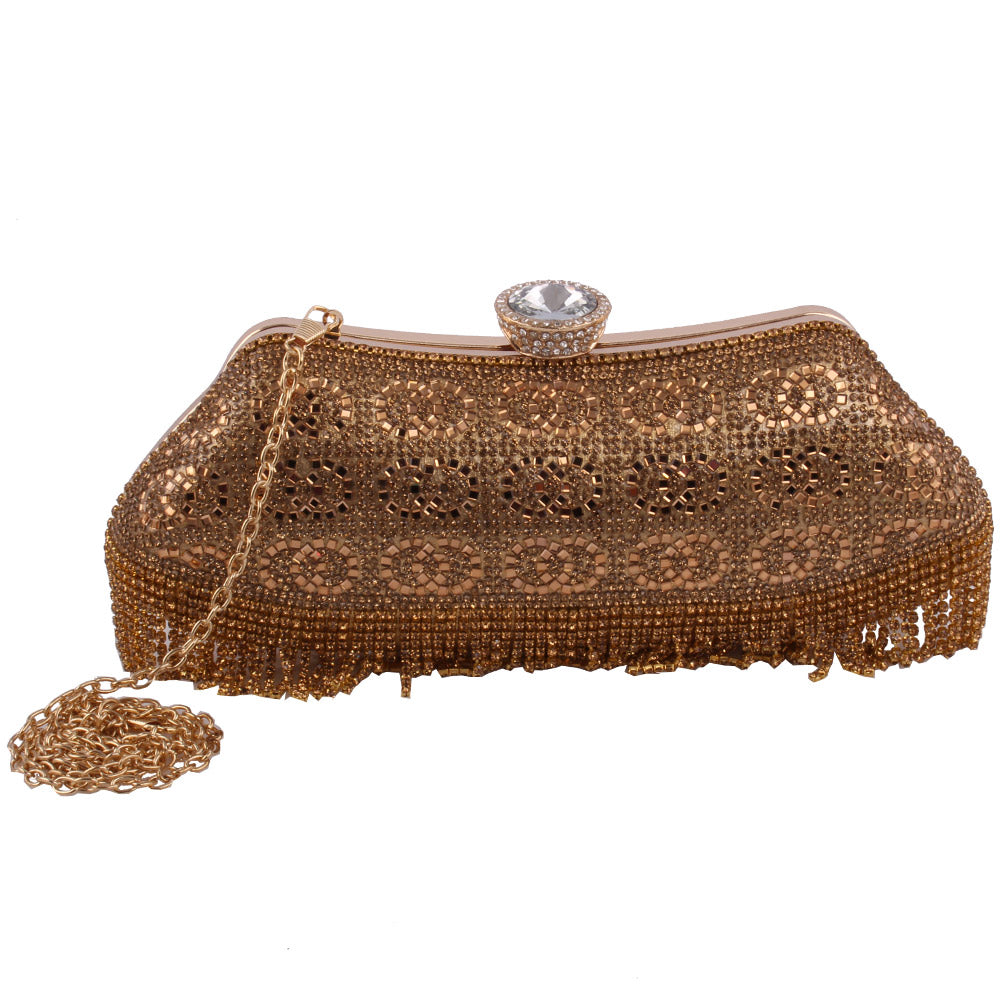 Women ‘Guilded’ Diamante Encrusted Evening Clutch Bag