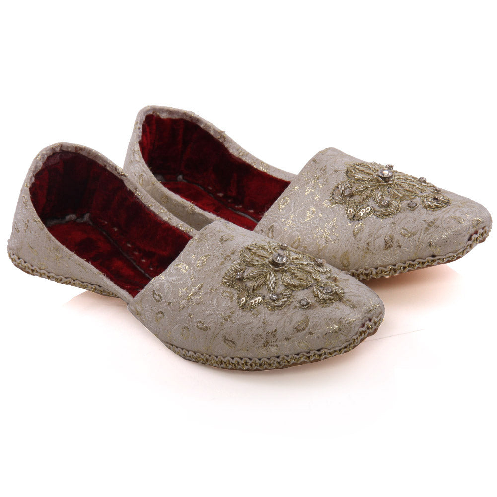Boys ‘Ronic’ Leather Indian Khussa Shoes