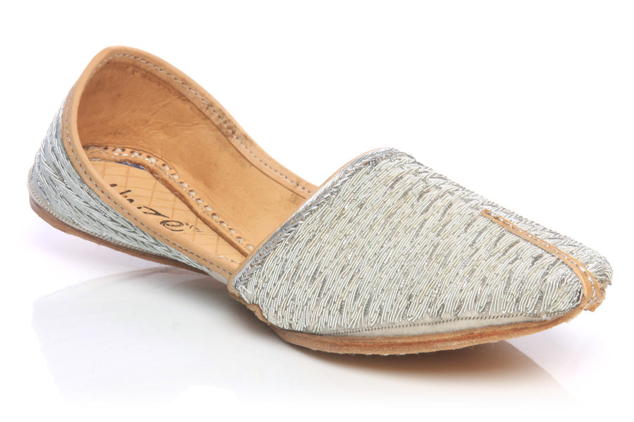 Kids Boys 'Una' Leather Indian Khussa Shoes