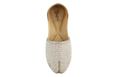 Kids Boys 'Una' Leather Indian Khussa Shoes