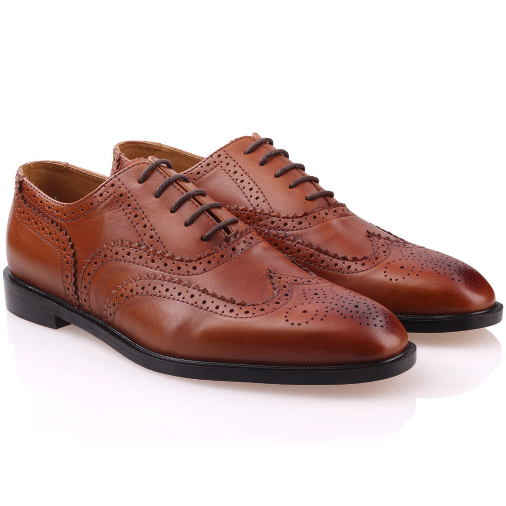 Mens ‘Johanis’ Laced Up Leather Dress Shoes