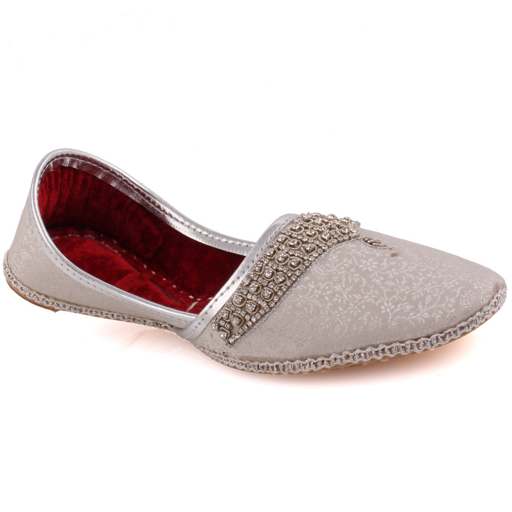 Mens ‘JAX’ Adorned Leather Flat Indian Khussa