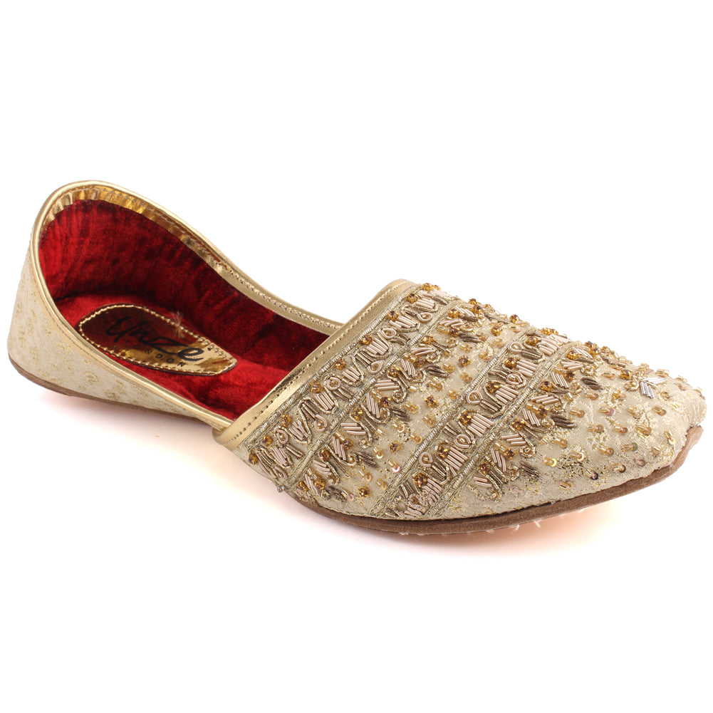 Men “RILEY” Traditional Punjabi Leather Khussa