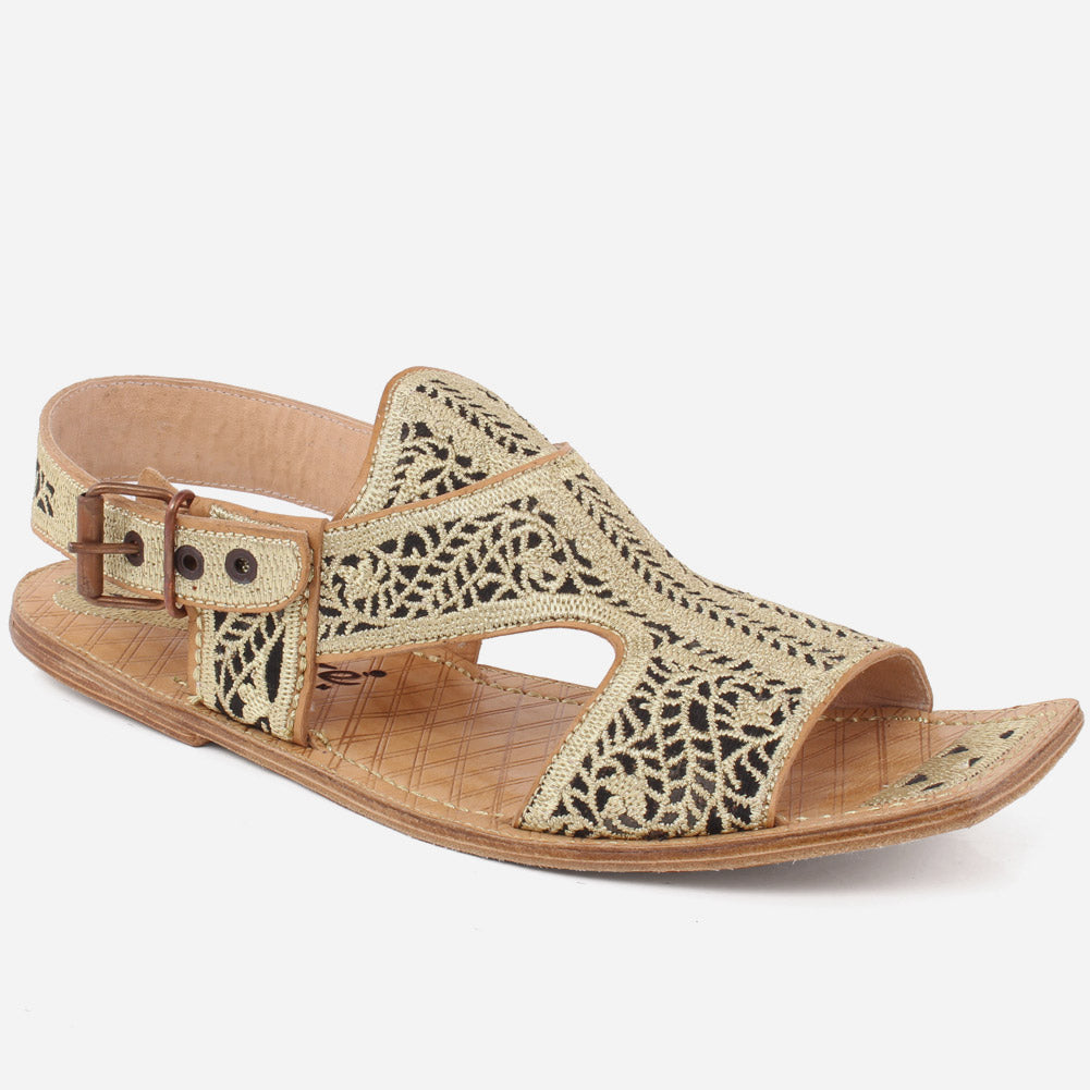 Men's BARRY Full Leather Traditional Casual Kohati Sandals