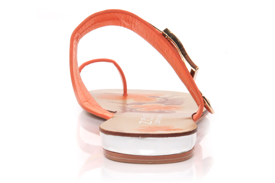 Womens 'Janiya' Casual Flat Toe Post Slipper