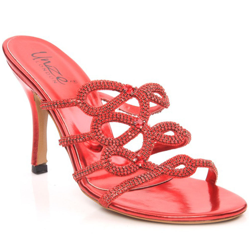 Women Slip On 'Viennese' Heel Sandals