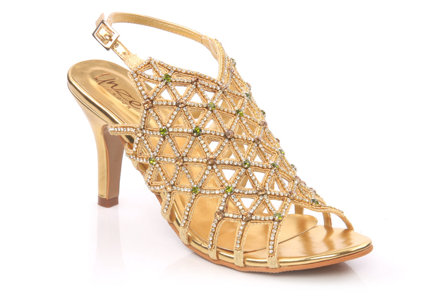 Embellished Stiletto Heel Bridal Sandal