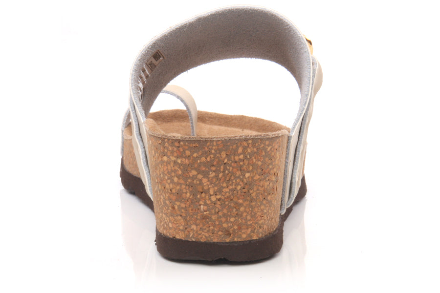 Chained Latex Footbed Slipper