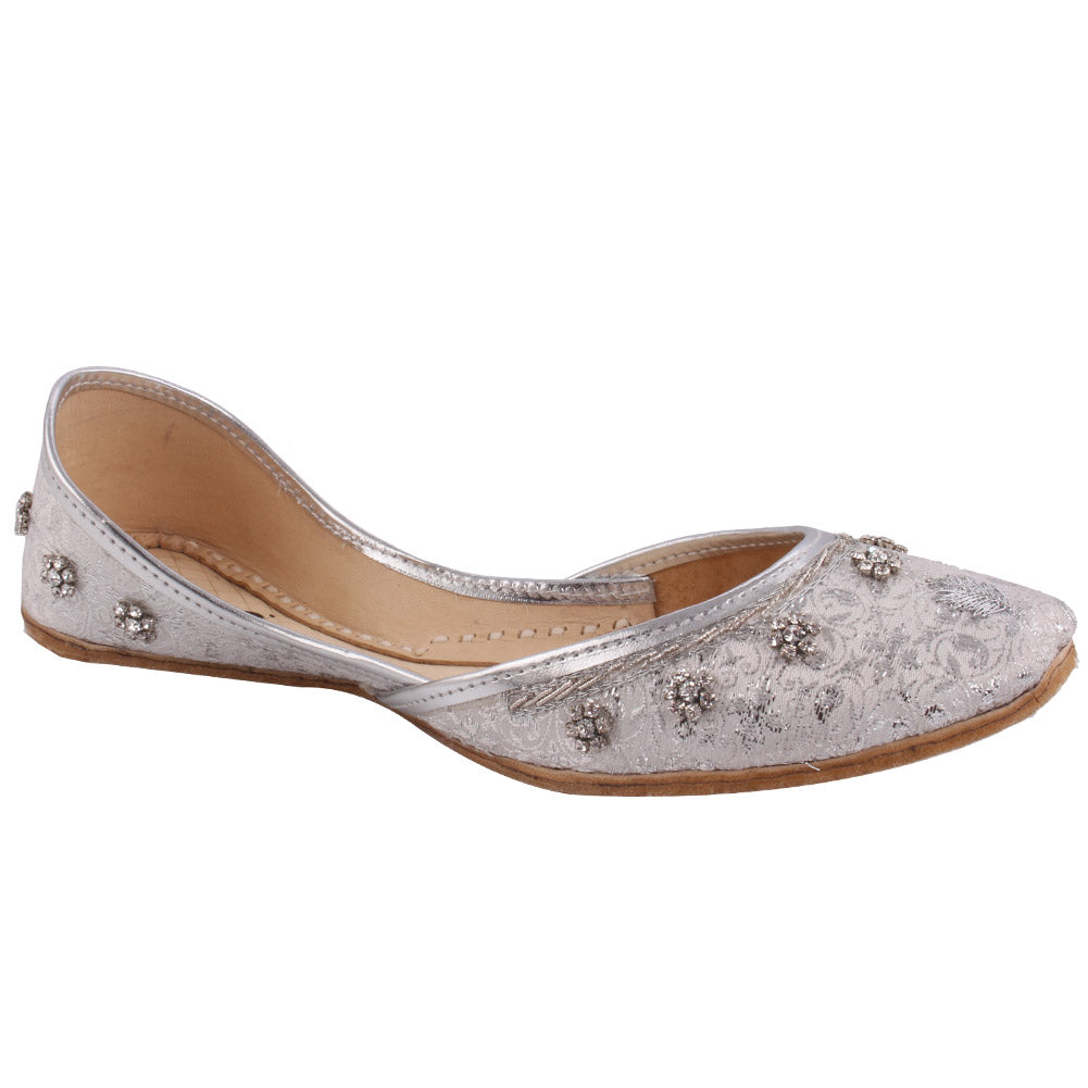 Womens ‘Hankis’ Stylish Wedding Flat Leather Indian Khussa