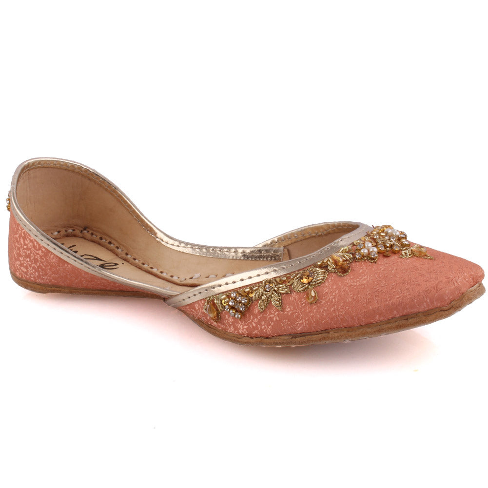 Women’s ‘Beryl’  Embellished Indian Khussa Slippers