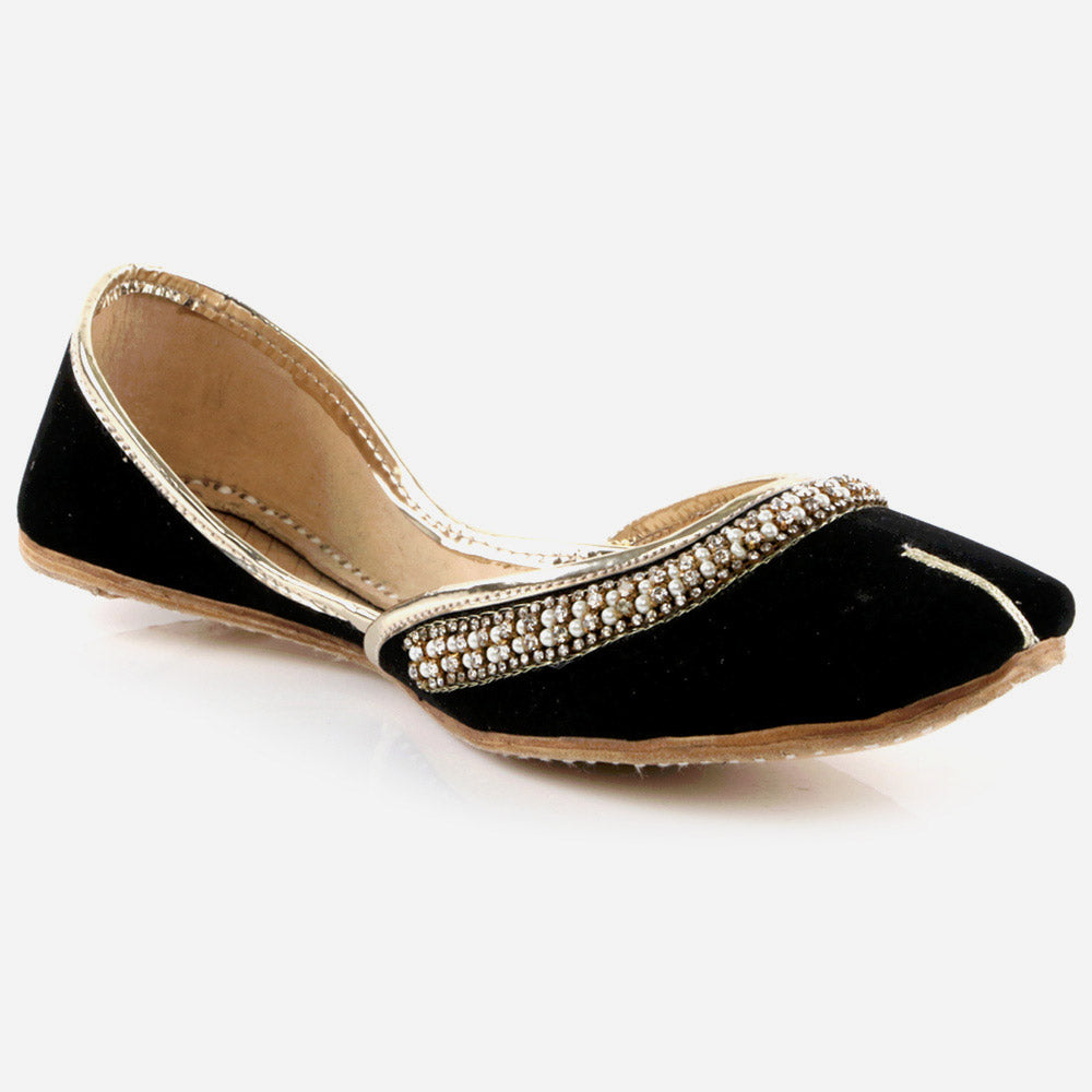 Women Ladies Fashion Mojaris Traditional Indian Wedding Bridal Slip Ons Evening Party Handmade Leather Khussa Pumps Shoes